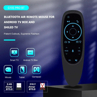 Télécommande vocale G10S PRO BT 2.4G avec souris aérienne sans fil BT5.0, gyroscope, télécommande intelligente rétroéclairée pour Android TV Box