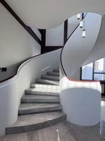 Escalier Tournant Intérieur en Métal pour Usine, Moderne, Simple, Intégré, Personnalisé, pour Attic et Duplex