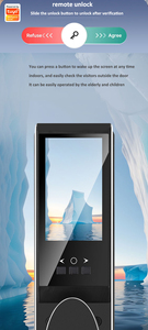 S666Max数字锁，带图雅应用遥控人脸指纹识别卡码钥匙多解锁方式，适用于家庭公寓 - Product Image 5