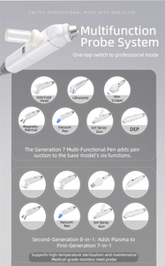 Dispositivo de Radiofrecuencia para Hidrodermoabrasión, Dispositivo de Rejuvenecimiento Facial, Reducción de Puntos Negros, Tensado de la Piel, Máquina Portátil 8 en 1 - Product Image 5