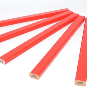 Chine 12 paquets <span class=keywords><strong>de</strong></span> crayons <span class=keywords><strong>de</strong></span> <span class=keywords><strong>charpentier</strong></span> en bois personnalisés <span class=keywords><strong>de</strong></span> haute qualité sans affûtage pour l'écriture manuelle // - Product Image 4