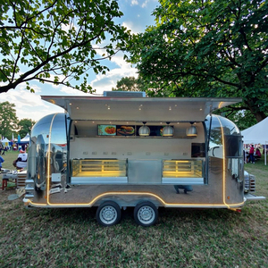 Nuevo Remolque de Comida Móvil, Camión de Comida para Hot Dogs, Pizza, Café, Helados, con Cocina Completa, <span class=keywords><strong>Camper</strong></span> Van, Restaurante Móvil - Product Image 1