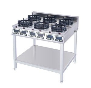 Equipo de Cocina Comercial, Olla Giratoria Automática de 6 Cabezas para Cocinar Arroz y Otros Alimentos - Product Image 1