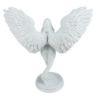 Sculpture en résine d'ange, Art déco, artisanat, 14,8 cm, décoration d'intérieur, figurine artistique, cadeau artisanal