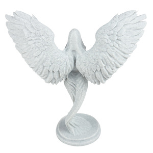 Scultura in Resina di Angelo 14,8cm, Decorazione per la Casa, Figura Artistica, Regalo Artigianale - Product Image 3