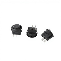 Interrupteur à bascule étanche ZhaoFa KCD1 T125, carré, 23 mm, 2 broches, 2 positions (Marche/Arrêt), 10A 125V, PA66/PC, IP12/IP14, CE