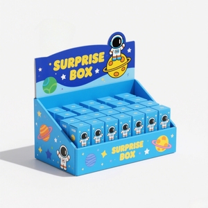 Tùy chỉnh thực hiện <span class=keywords><strong>Pop</strong></span> truy cập bán lẻ gấp các tông sóng truy cập sản phẩm tiêu dùng hộp hiển thị cho đồ chơi mù hộp - Product Image 6