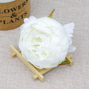 Cabeza de flor de peonía artificial de gama alta estándar europeo Acento floral decorativo hecho a mano - Product Image 6