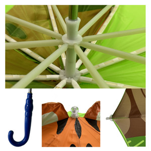 Paraguas Infantil con Diseño de Animales en 3D, Ligero y Seguro - Product Image 6