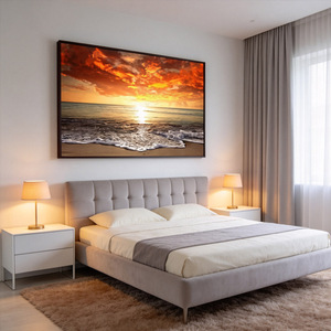 Impressions numériques HD personnalisées en gros sur toile pour la décoration murale moderne : Paysages marins et natures mortes - Product Image 2