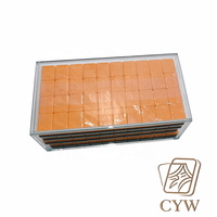 Ensemble de Mahjong en Acrylique de Luxe Portable, Écologique, Durable, avec Logo Personnalisé Gravé, OEM ODM, Cadeau Promotionnel pour le Divertissement
