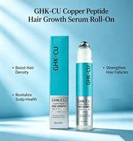 Serum Penumbuh dan Perawatan Rambut Roll-on Khusus Pabrik, Perawatan Kulit Kepala GHK-CU, Pencegah Kerontokan Rambut, Roller Pijat pada Serum Penumbuh Rambut