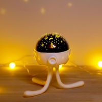 Veilleuse de projection USB pour chambre d'enfant, motif étoile, personnalisable, mini-lampe de projection étoilée en forme de pieuvre pour bébé
