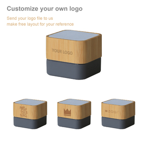 RGB ánh sáng thân thiện với môi Túi tre không dây <span class=keywords><strong>mini</strong></span> Loa di động - Product Image 5