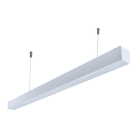 RONSE-Lampe suspendue LED linéaire en aluminium anti-éblouissement personnalisable 80W pour centres commerciaux et supermarchés