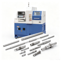 Tour horizontal CNC à double commande numérique SwissType SL203, haute précision pour composants de petite taille, traitement en une seule opération