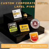 Broche personnalisée en émail pour entreprise, logo OEM, récompense anniversaire, badge métallique, reconnaissance de la qualification du personnel, cadeau d'entreprise