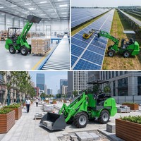 YGZG Caricatore Elettrico a Ruote ad Alta Capacità con Luci LED per Operazioni Notturne Sicure e Cantieri a Bassa Visibilità