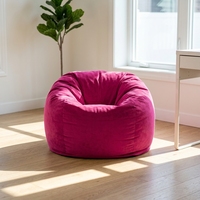 Fauteuil inclinable gonflable pliable de conception japonaise avec housse amovible, pompe à pied, confort doux pour chambre et salon