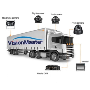 DVR mobile 8 canaux pour camions avec suivi GPS 4G, IA ADAS/DSM/BSD, visualisation en direct à distance, H.265, double stockage HDD+<span class=keywords><strong>carte</strong></span> <span class=keywords><strong>SD</strong></span> - Product Image 3