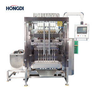 HONGDI Nouvelle machine d'emballage semi-automatique à grande vitesse à 8 colonnes en acier inoxydable pour l'emballage de crème hydratante, de crème pour les mains et de liquides - Product Image 6