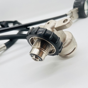 Valve SCBA connectée avec avertissement d'alarme de sifflet de régulation de pression au régulateur de basse pression pour <span class=keywords><strong>bouteille</strong></span> d'air avec deux connecteurs - Product Image 3