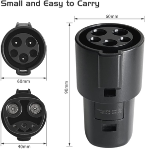 Bộ sưu tập-AC EV Adapter sạc cho xe ô tô Điện Loại <span class=keywords><strong>2</strong></span> loại 1 gbt ccs1 ccs2 nối chuyển đổi - Product Image 5