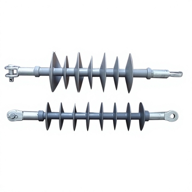 40KV FR-4 Silicone Suspension High Voltage Electrical Composite Polymer Insulator with 70KN Tensile Strength