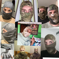 Masque de ski intégral pour sports de plein air, camouflage tactique, pêche, camping, chasse, randonnée, masque chaud, écharpe de protection faciale, bonnet balaclava