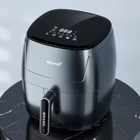 Friteuse à air multifonctionnelle numérique domestique 5,2 L avec écran tactile, faible teneur en gras, protection contre la surchauffe et contrôle numérique