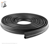 Bandes de protection en forme de U Bande d'étanchéité en caoutchouc mousse EPDM pour fenêtres de porte de voiture Traitement de coupe personnalisé disponible