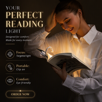 Lampe de lecture de poche rechargeable pour la protection des yeux, mini lampe de lecture LED USB, lampe de lecture portable à clip