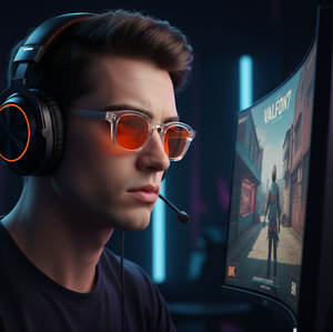 Gafas <span class=keywords><strong>para</strong></span> Juegos con Bloqueo de Luz Azul, <span class=keywords><strong>Lentes</strong></span> Transparentes de Acetato de Alta Calidad, <span class=keywords><strong>Lentes</strong></span> Anti-Reflejantes, Diseño Clásico <span class=keywords><strong>para</strong></span> <span class=keywords><strong>Hombre</strong></span> - Product Image 6