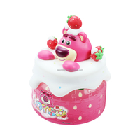 Personnalisé Anime 3D PVC Poupée Mignon Ours Cadeau de Noël Jouet Unisexe PVC Boîte Aveugle En Plastique Mystère Figure Fraise Ours Dessin Animé