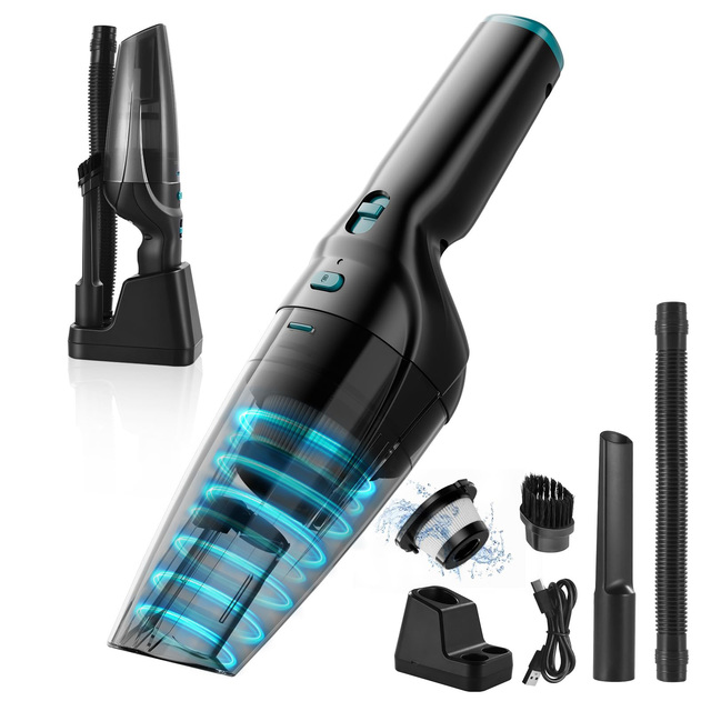 8000Pa Cordless Handheld Vacuum Cleaner with Base with Strong Suction With 12V 100W