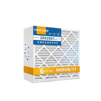 Filter Udara HVAC Kardus 20x20x1 Merv 8/11, Filter Kertas AC, Filter Pengganti, Pengganti Filter HEPA