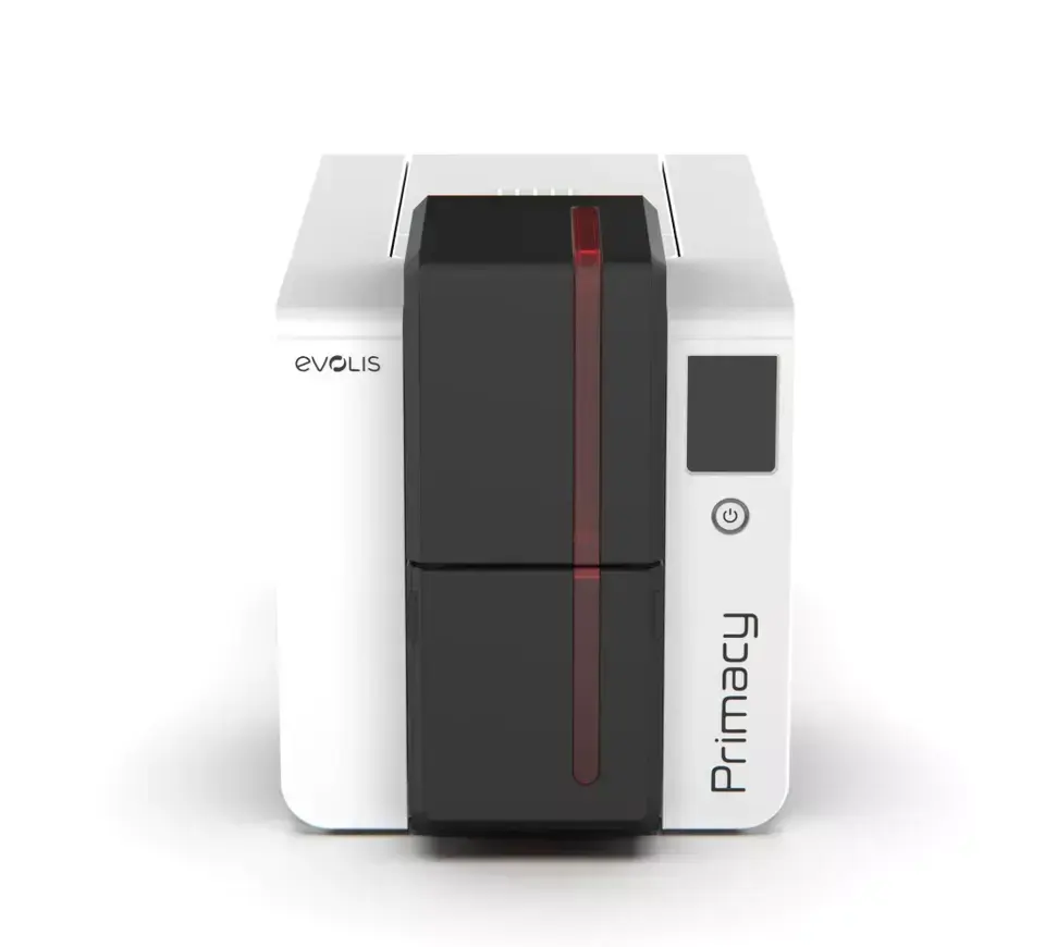 Evolis Primacy2 dengan Layar LED Printer Kartu ID PVC Sisi Ganda