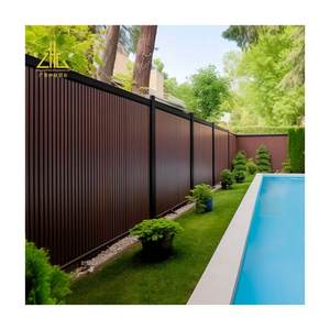 Tùy chọn Hàng rào gỗ 60616063 nhôm bán chạy nhất cho cảnh quan sân vườn hấp dẫn, pha trộn hoàn hảo tính thẩm mỹ - Product Image 4