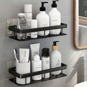 Cesta de Almacenamiento de Aluminio para Montar en la Pared, Sin Necesidad de Taladrar, Diseño Moderno, <span class=keywords><strong>Material</strong></span> Metálico Resistente, Apta para Baño y Cocina - Product Image 4