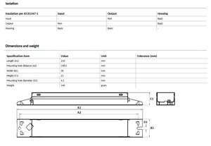 ไดรเวอร์ LED แบบ DIP SWITCH ยี่ห้อ PHILIPS รุ่น Xitanium 44W 200-350mA 125V DS 230V  แบบไม่แยกวงจร  ตัวเรือนพลาสติก สำหรับไฟ LED - Product Image 5