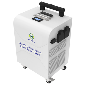 Batería Portátil de Litio Hierro Fosfato (LiFePO4) de 25.6V 45Ah, Serie 8, 1152WH, con Barra de Arrastre, para Emergencias al Aire Libre - Product Image 3