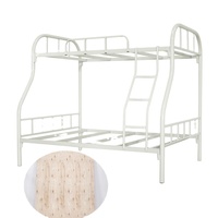 Lit superposé moderne en métal, pliable, réglable, écologique, portable, pour la maison, l'école, l'hôtel, l'auberge, pour enfants et adultes, lit personnalisé