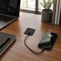 Stopkontak USB Tersembunyi di Meja untuk Pengisian Daya di Kantor, Ruang Kerja, Meja Komputer, Nakas, Meja Belajar, dan Meja Samping Tempat Tidur