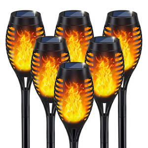 Flamme Solaire Scintillement <span class=keywords><strong>Jardin</strong></span> <span class=keywords><strong>Torche</strong></span> Veilleuse LED Flamme Torches Pour L'extérieur Voie Lumières <span class=keywords><strong>Jardin</strong></span> Paysage Décoration - Product Image 1