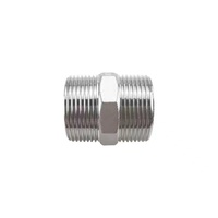 Raccords de tuyauterie hexagonaux à double ferrule en acier inoxydable WZ 201 304 316, raccords mâles filetés NPT BSPT DIN