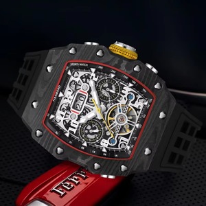 Relojes Mecánicos de Lujo para Hombre, Resistentes al Agua, con Cristal de Zafiro y Correa de Silicona, con Indicador de Fecha - Product Image 5