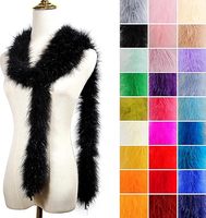 Boas en plumes de marabout de Turquie de haute qualité pour l'artisanat DIY, les mariages, les fêtes, les costumes et la décoration de Noël