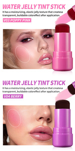 Blush Stick-Tăng cường và mở rộng màu sắc của môi và má. Đôi hành động đỏ mặt kem và son môi. Son môi - Product Image 2