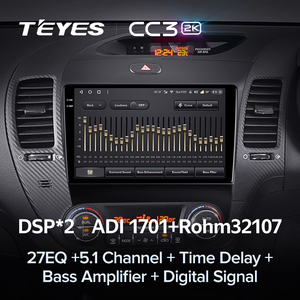TEYES CC3 2K para Kia Cerato 3 YD 2013 - 2020 volante a la derecha Radio de coche reproductor de vídeo Multimedia navegación estéreo GPS - Product Image 5