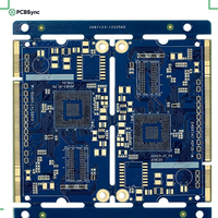 Circuit imprimé multicouche personnalisé 6 couches OSP HDI PCB FR4 1oz pour smartphone téléphone portable